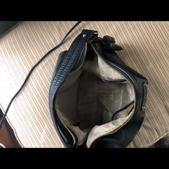 Kate spade New York Black Pebbled Leather Hobo ShoulderBag  Kate Spade black hobo purse